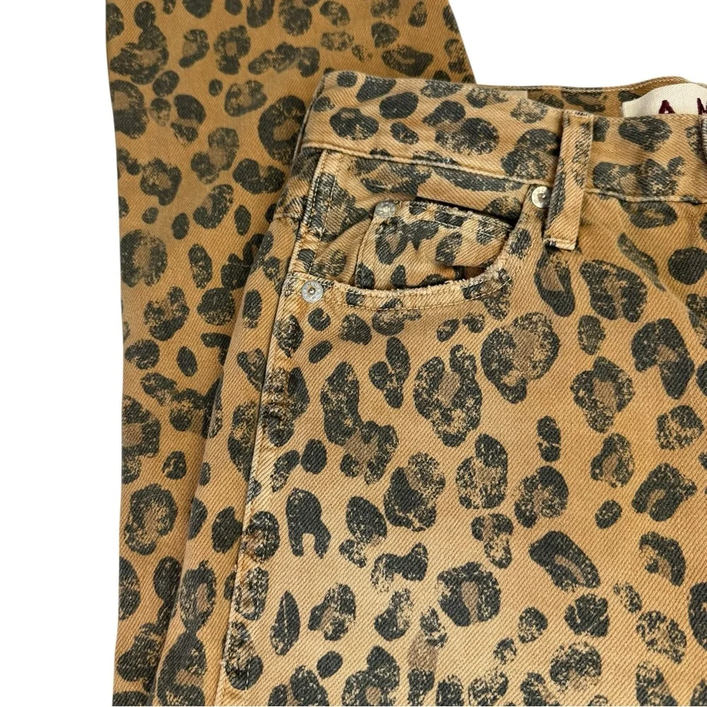 AMO Leopard Lover Boy High Rise Jeans 25